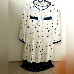 Ted Baker polka dot knee length dress